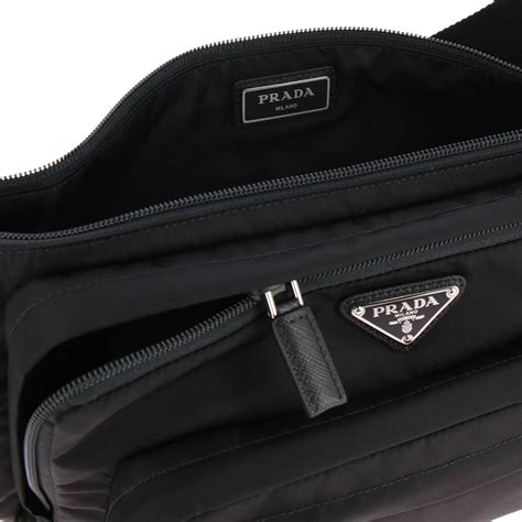 prada marsupio nylon|Prada Marsupio in Nylon Intrecciato Nero .